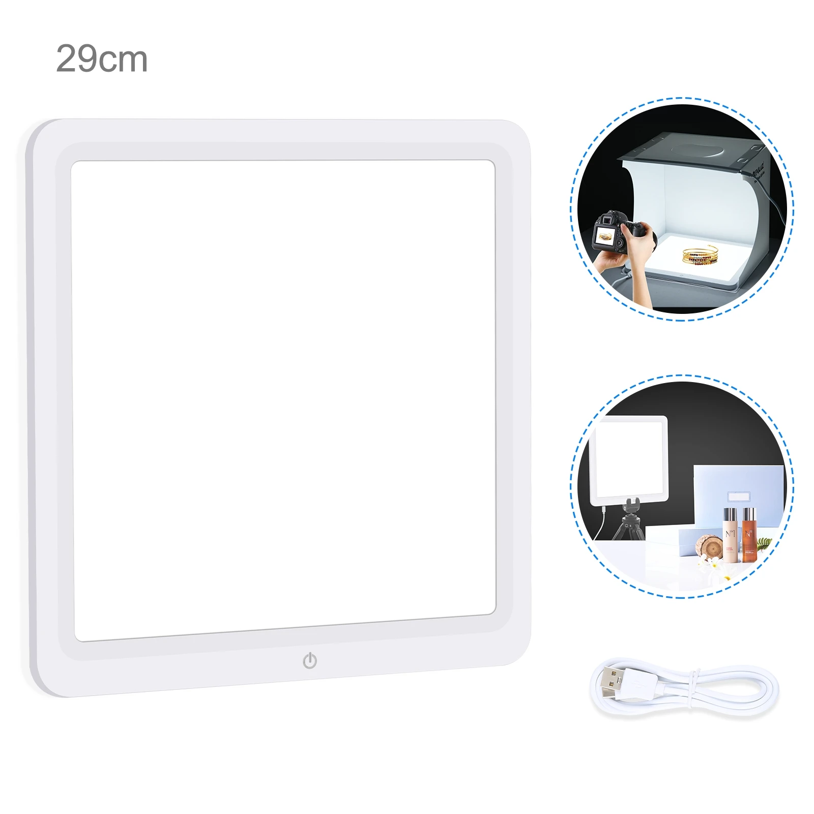 PULUZ 30cm Mini LED Photography Shadowless Light Lamp Panel Pad