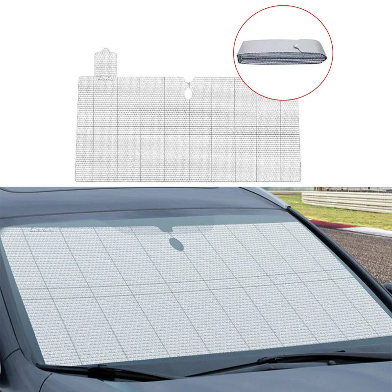 

1x Car Windshield Sunshade Front Rear Window Car Sun Visor Sun Shade Summer Sun Protection UV Block Shield Cover 140x70cm