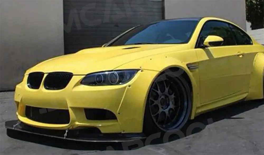 Carbon Fiber Car Wide Body Kits For BMW 3 Series E92 M3 2007-2012 Wheel Arch Fender Flare Rear Spoiler External Decoration Parts - view 3