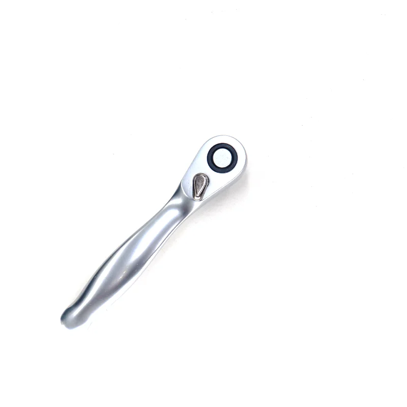 72 Tooth Stainless Steel Mini Ratchet Wrench Set Industrial Grade Home Use Non-Sparking 1/4in Jaw Capacity Dual-Use Screwdriver