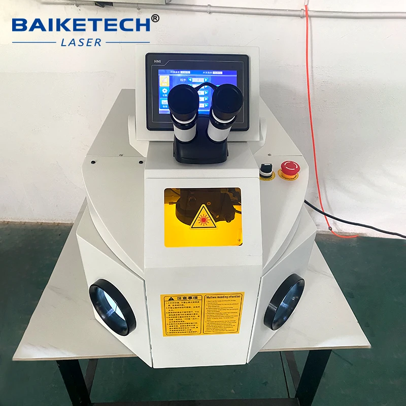 Precision Laser Jewelry Spot Welder, HD CCD Camera Gold Silver Copper Ornament Repair Machine