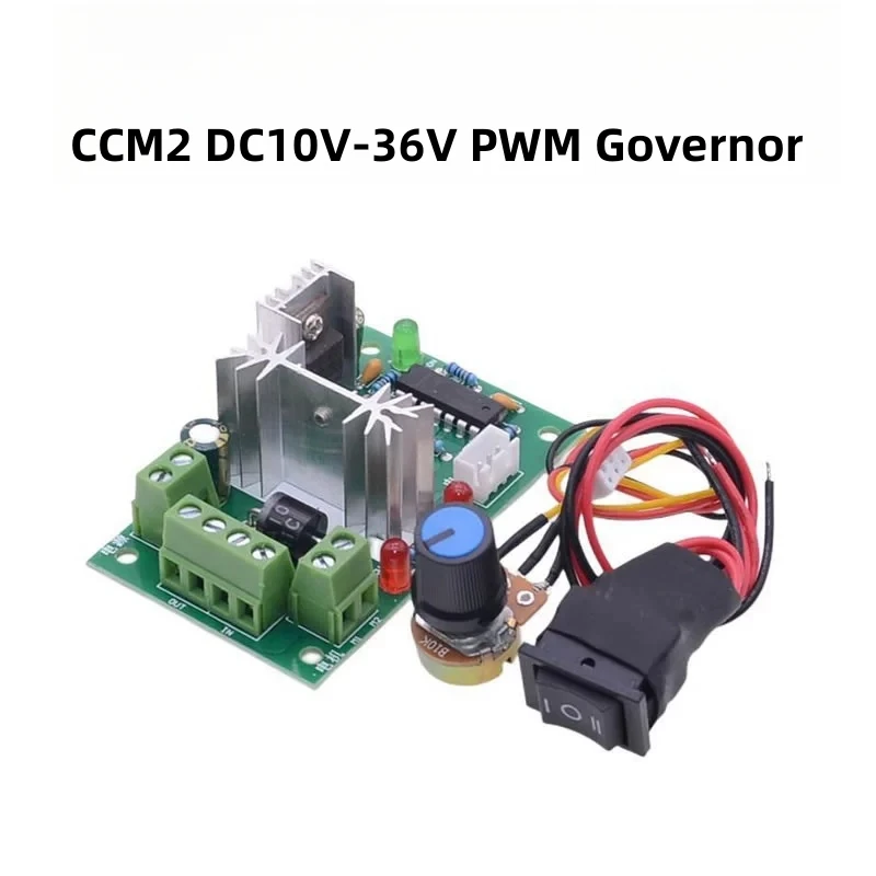 

CCM2 DC10V-36V PWM Governor DC Brush Motor Speed Controller Max 120W 3A CW/CCW/STOP
