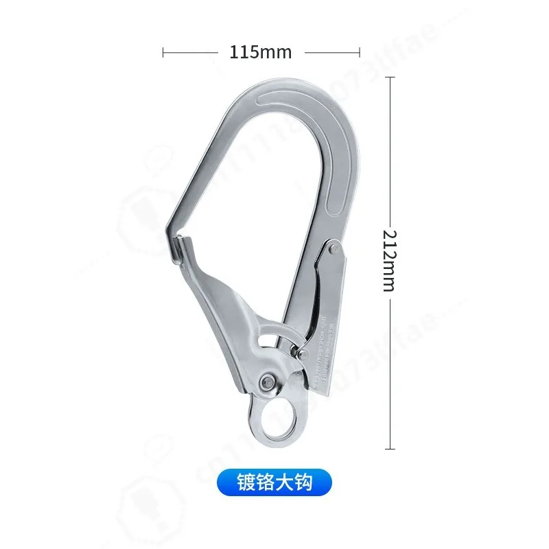 Quick Large Opening Carabiner, Alloy Steel Hook, Heavy Duty Safety Snap Hook, For Outdoor Climbing, Camping, Hiking Gear