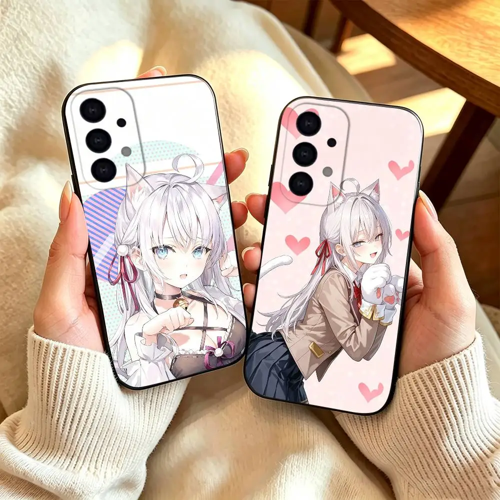 Cute Alya Anime Hot Phone Case For Samsung S26,S25,S24,S23,S22,S21,S30,Ultra,Plus,Fe,Lite,Note,10,Black Cover