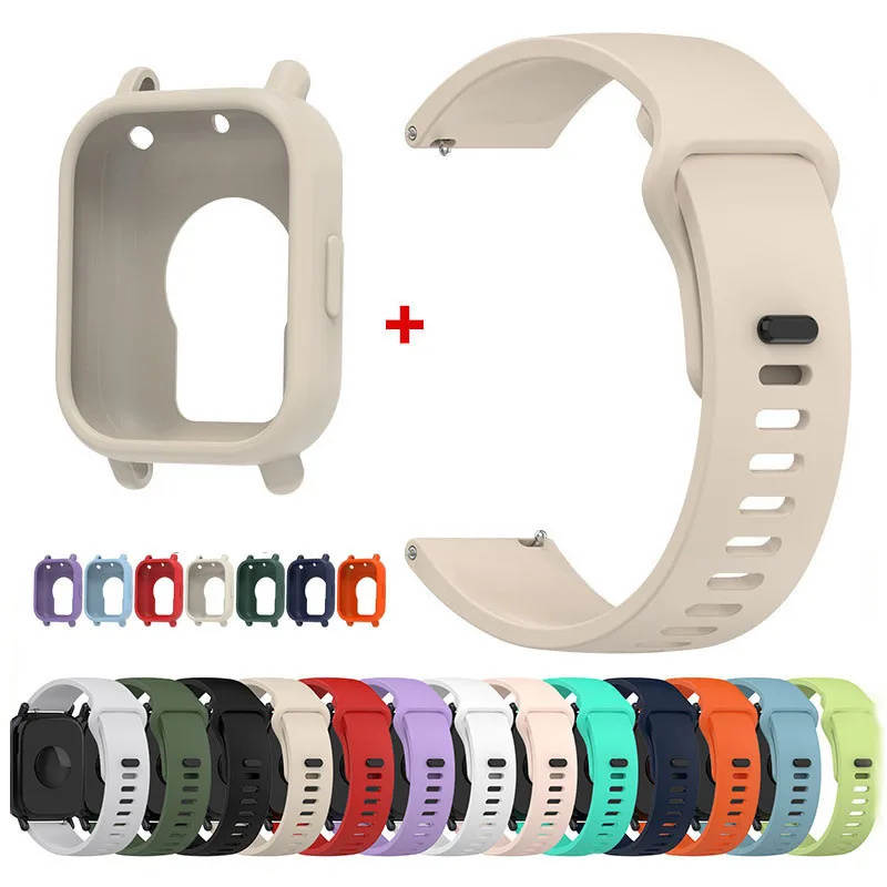 Strap+Case for Xiaomi Redmi Watch 5 Active/Lite Band Smartwatch Accessories Sport Bracelet for Correa Redmi Watch 5 Active/5Lite