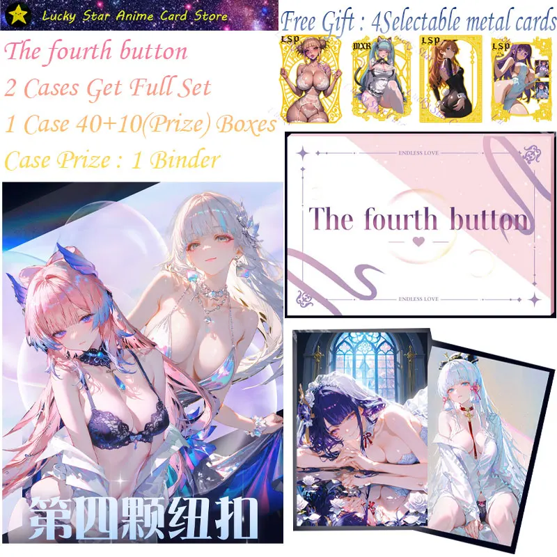 

Четвертая кнопка, новейшие карты «История богини», TCG CCG ACG, акриловая цветная бумага, динамическое видео, красивая карта, подарки для детей, хобби