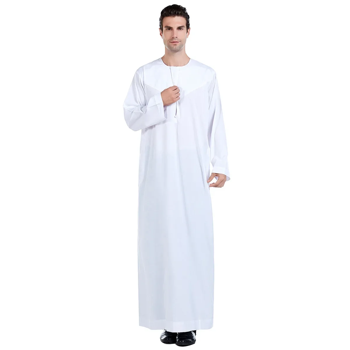 Abaya Heren Premium Moslim Jubba Thobe Kleding, Moslimgewaden Uit Het Midden-Oosten, Dubai, Uae, Saudi-Arabische Nationale Moslimgewaden