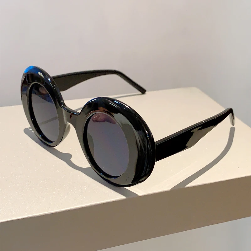 KAMMPT Vintage Round Sunglasses Women 2023 New Fashion Candy Color Outdoor Beach Shades Trendy Ins Brand Designer UV400 Eyewear