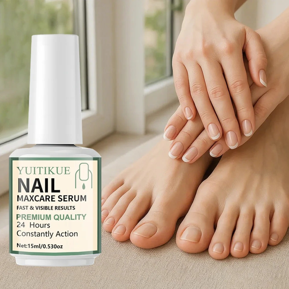 YUITIKUE Essence pour ongles kératine acides aminés 24 heures hydratant, fortifiant et protecteur des ongles 15 ml soin doux