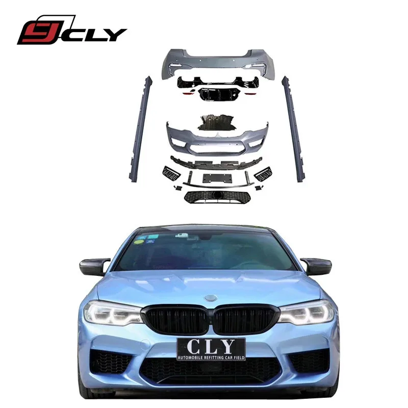 

Flash Sale ! Car Bumper for 5-series 2017-2020 G30 Upgrade M5 Body Kit Front Bumper Side Skirt Rear Bumper Diffuser