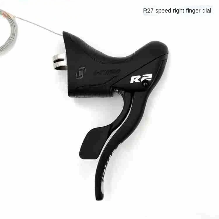 R2 2x7 bicycle transmission  A070 2X7 front and rear transmission Road bike gear lever 2x7 speed brake gear lever