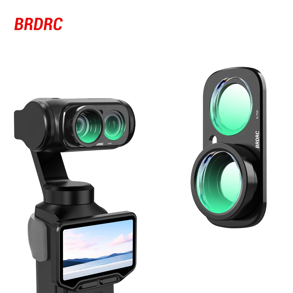BRDRC Wide Angle Lens for Insta360 Luna Ultra Camera Extend Wide-angle Photography Filters for Vlgo Video Accessories