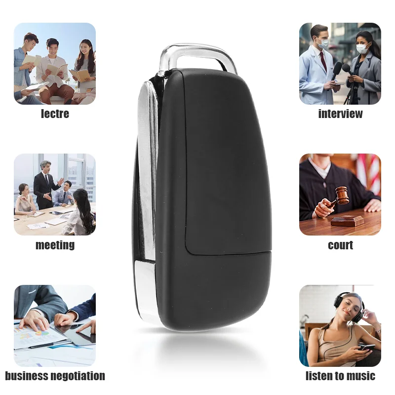 DAIDAN Mini Voice Recorder Speaker for Meeting Business One Click Recording Pen Support Tf Card