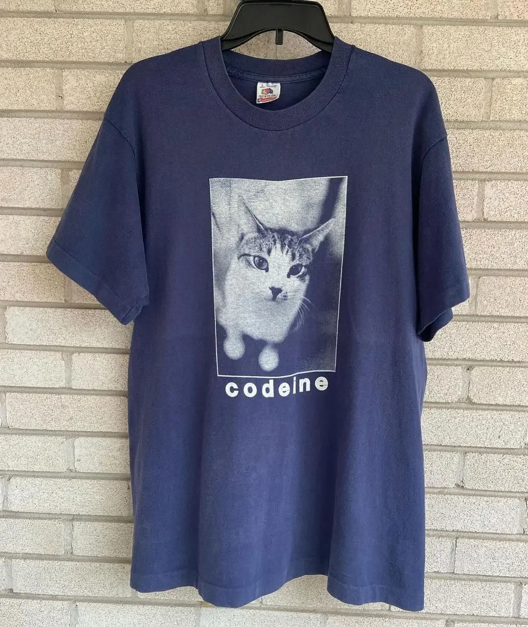 Sudadera Vintage de gran tamaño con estampado de gato codeiine para mujer, camiseta gótica coreana, camisetas Y2k para parejas y hombres, ropa para mujer