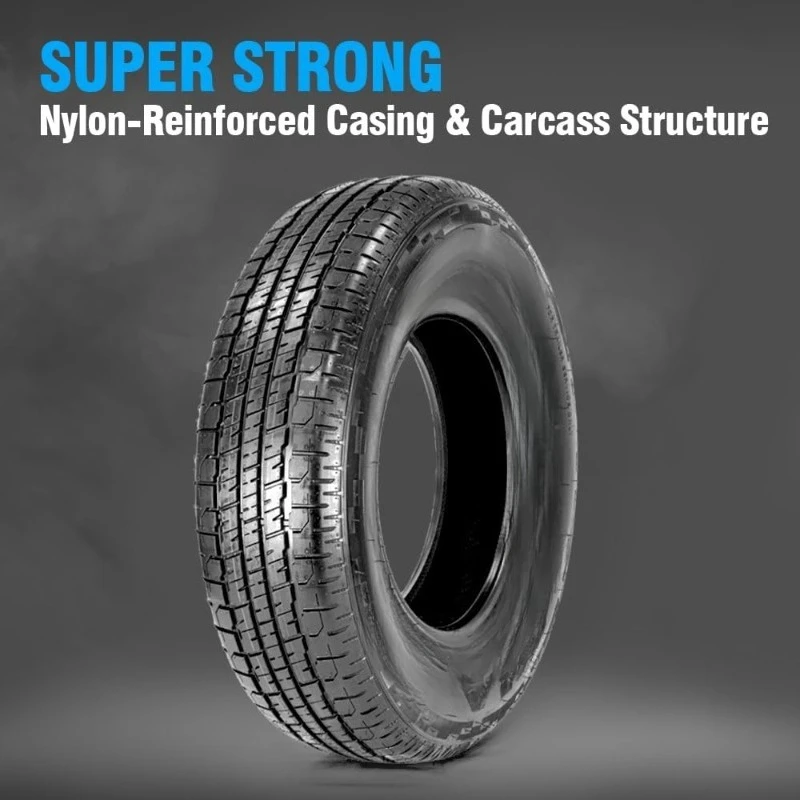 Set of 4 NM616 Heavy    ST Tire Radial Trailer Tire 205/75R15 Load Range E 10 Ply