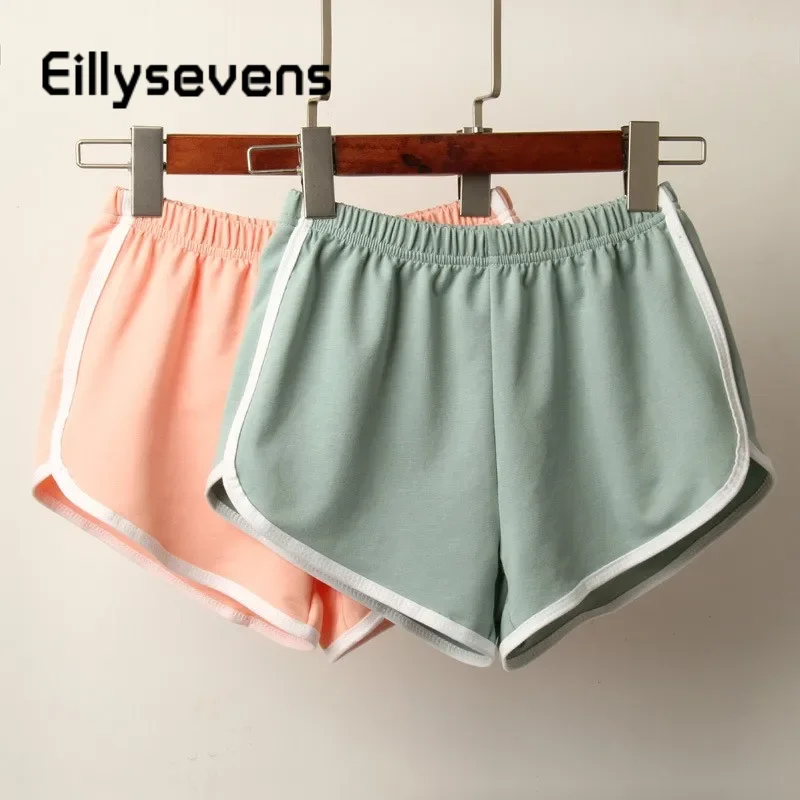 

Sports Shorts Women Summer 2024 New Candy Color Anti Emptied Skinny Shorts Casual Lady Elastic Waist Beach Correndo Short Pants