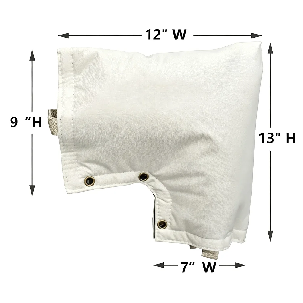 2-Way Opening Insulated Cover For Backflow Preventers, Freeze Guard For Water Valves, UV=Resistant Thermal Blanket For Garden