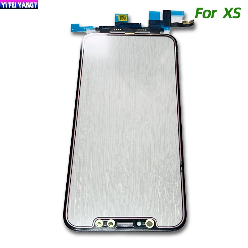 Original Touch Screen Front Outer Glass Panel, OCA for iPhone X, XS Max, XR, 11, 11Pro Max, 12, Replacement Parts, 10Pcs