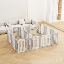 Pets Playpen Indoor Partition Pet Activity Space Dog Toilet Bedroom Cat Nest Small Animal Enclosure Fence Plastic Playpen