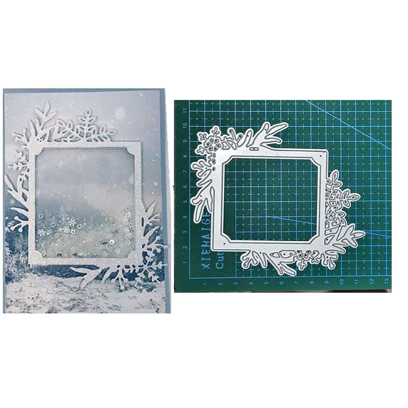 Flowers wreaths leaves metal cutting dies Scrapbooking decoration paper craft knife mould blade punch template Embossing stencil