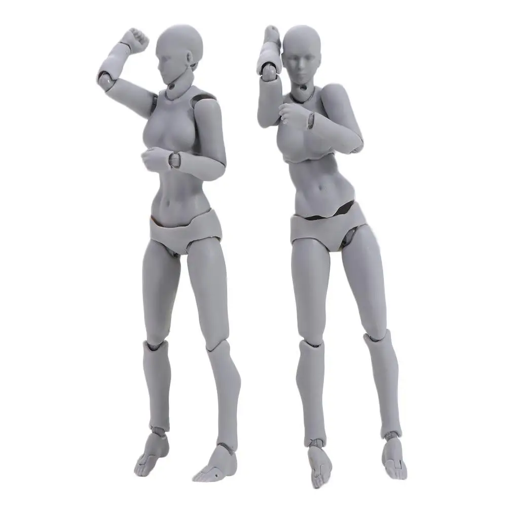 Comic Figurine Human Postures For Artists Man and Woman Drawing Figures Figure Model Action Figure Human Mannequin