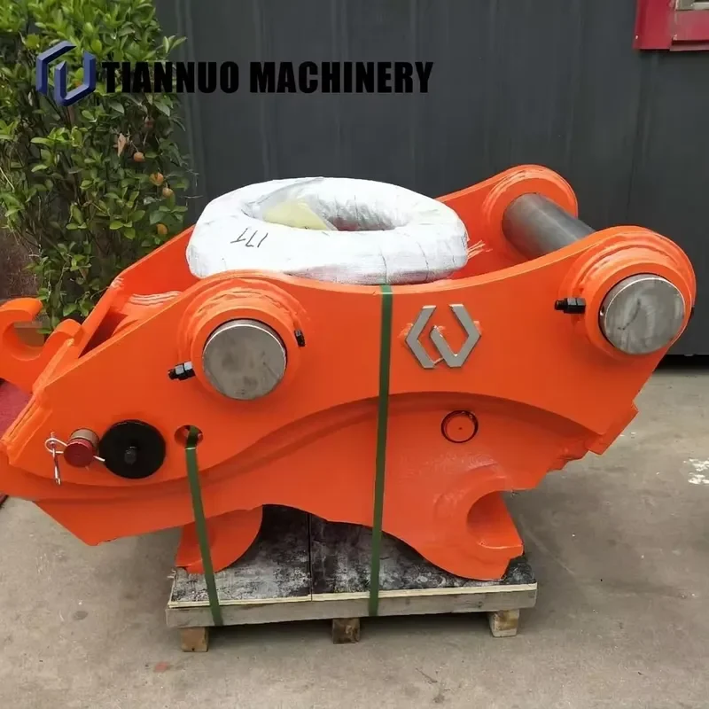 Tian Nuo CE Certified 7-10 Ton High Strength Professional Hydraulic Quick Hitch Construction Excavator Quick Coupler