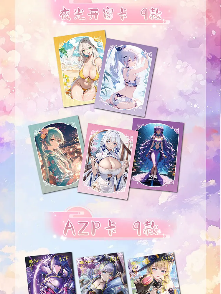 Nuovo Witch Card Club "HMPH HUM" Wave 2 Carte della storia della dea Waifu Box CCG ACG Costume da bagno Bikini Festa Doujin Giocattoli e hobby Regalo