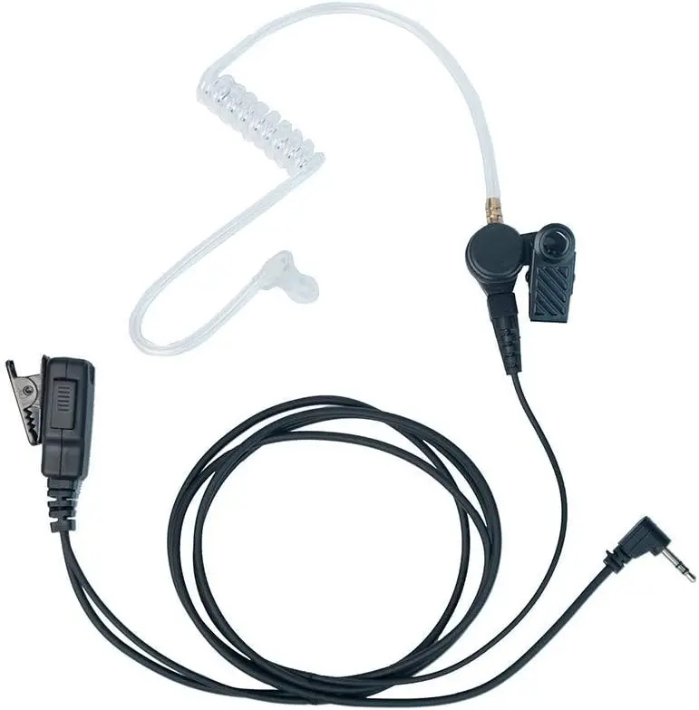 1 Pin 2.5MM Nipple Covert Acoustic Tube Earpiece Headset with MIC PTT for Motorola Talkabout  MH230R T200 T260 T460 T600 MR350R