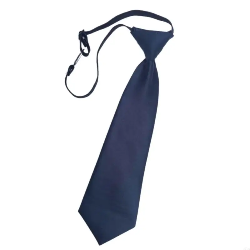 ربطة عنق L5YA قابلة للتمدد للأطفال مرنة للتعديل لمناسبات المدرسة وربطة عنق للأطفال #5