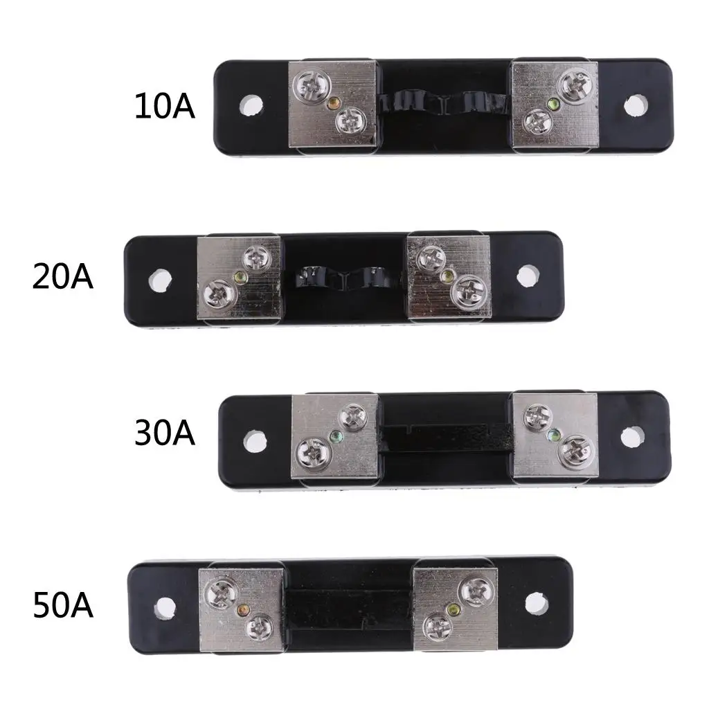 FL-2 DC Current Shunt 75mv Measuring Resistor Shockproof Class 0.5 for Panel Amp Meters