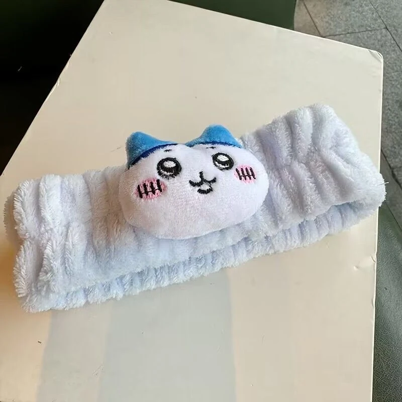 Cute Chiikawa Anime Hair Band Kawaii Hachiware Usagi Momonga Cartoon Elastic Headband For Skincare Makeup Spa Gift