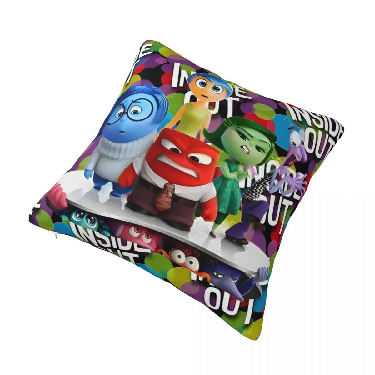 Decorative Pillow Covers Inside Out 2 Movie 2024 Cartoon Stuff Home Throw Pillow Case Cover Square Multi-Size Drop Shipping