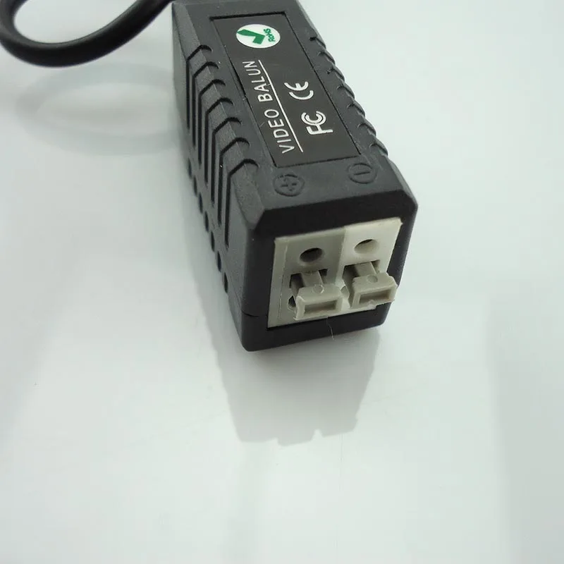 5/10 par wzmocnionych skręconych Bnc Cctv Video Balun pasywny kamera audio Transceiver Utp Balun Bnc Mail do Cat5 przewód Cctv L19