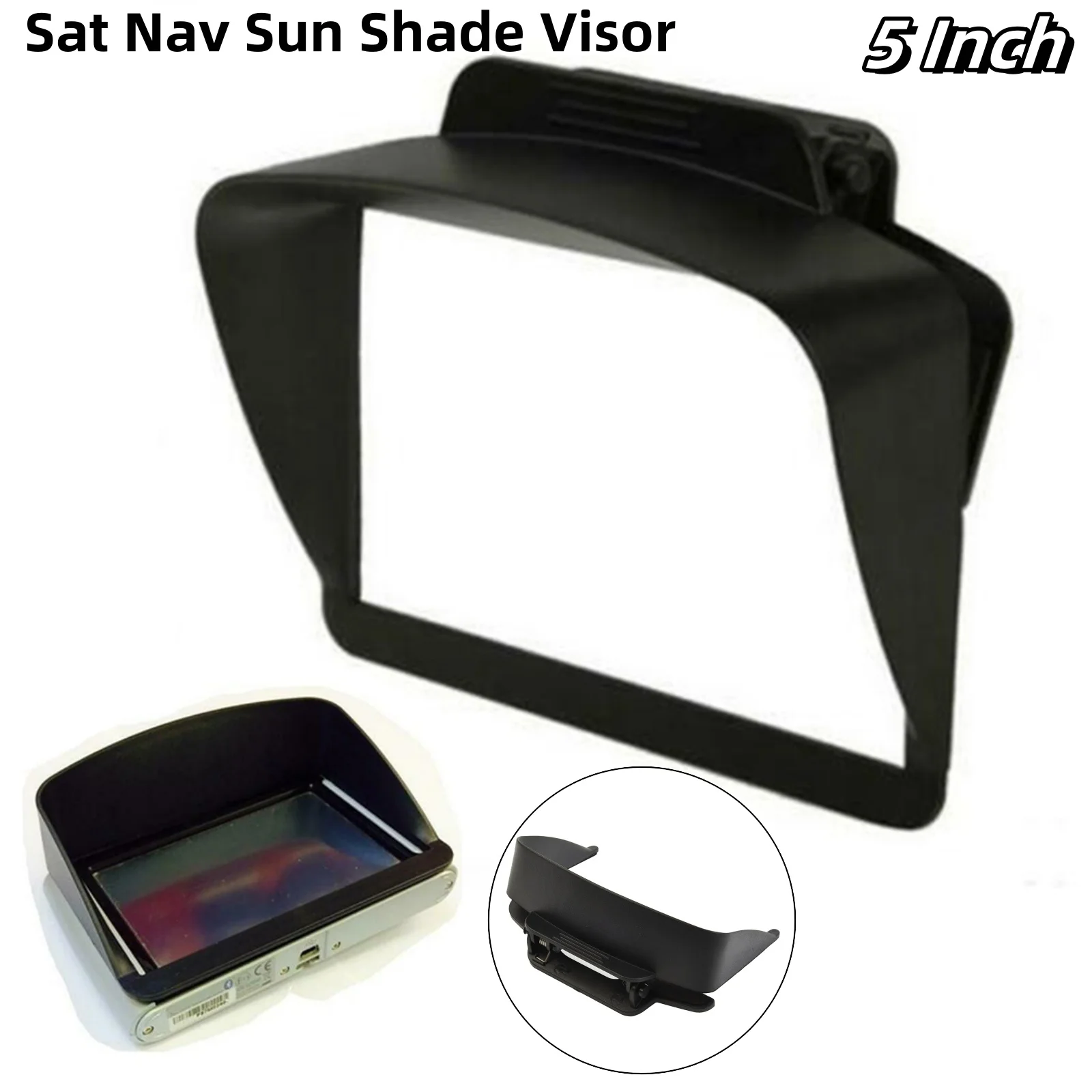 

5 Inch Auto Sunshade Visor Sat Nav Sun Shade Visor For 5Inch Tom For 5.1 Inch For Garmin GPS Navigation Reflection Anti Glare