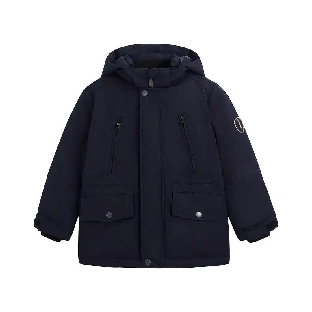 Children's Down Jacket: 2026 Winter New Arrival—Thick, Warm, and Stylish Girls' Hooded Jacket, Windproof, White Duck Down Jacket