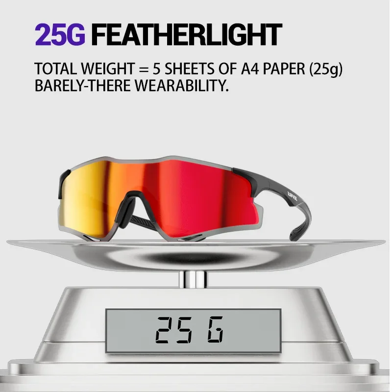 Kapvoe جديد الرجال النظارات الرياضية خفيفة الوزن نظارات الجري UV400 النساء النظارات الشمسية اللونية ركوب الدراجات نظارات نظارات المشي لمسافات طويلة #6