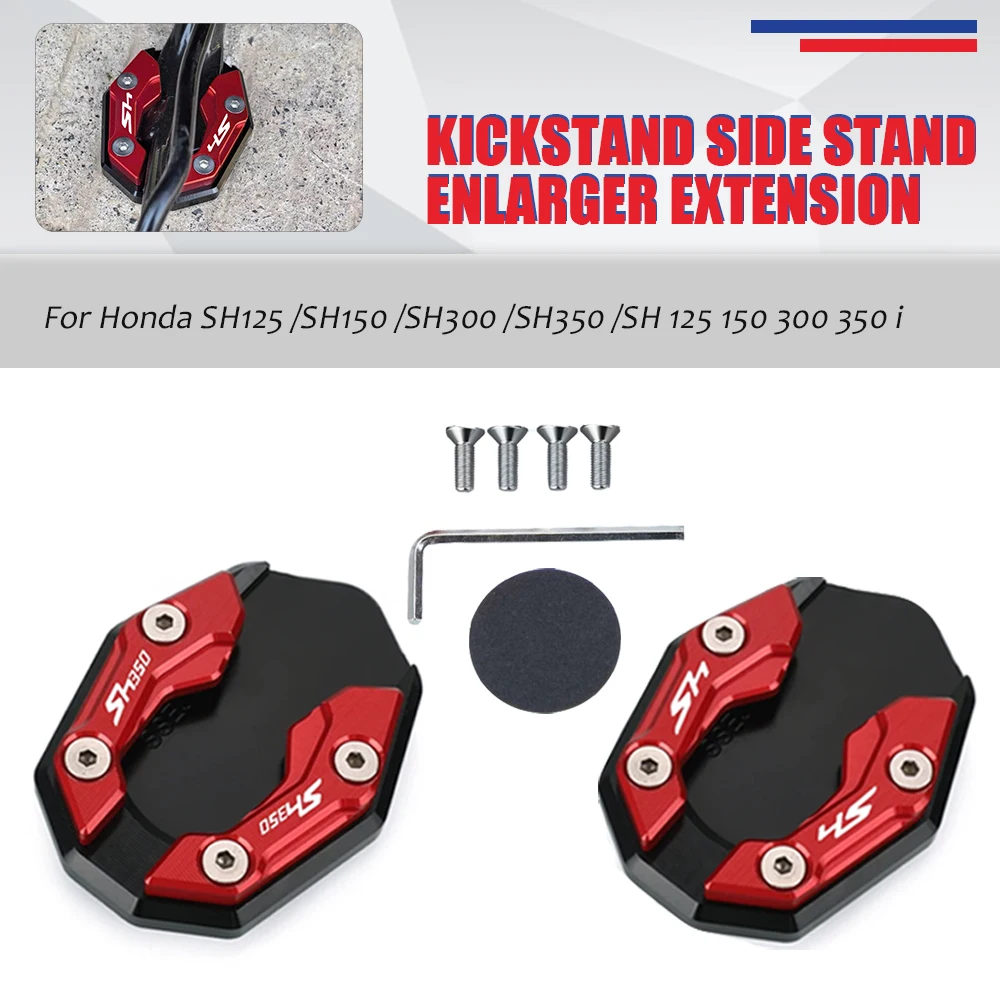 

FOR HONDA SH125 SH150 SH300 SH350 SH 125 300 150 350 i 2025-2003 Foot Side Stand Extension Support Plate Pad Motor Kickstand