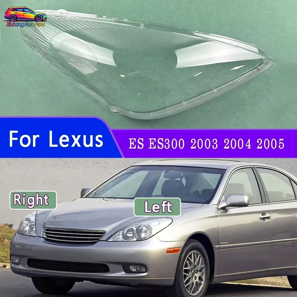 Headlamp Shell Transparent Lens Plexiglass Replace Original Lampshade For Lexus ES ES300 2003-2005 Headlight Cover Shade