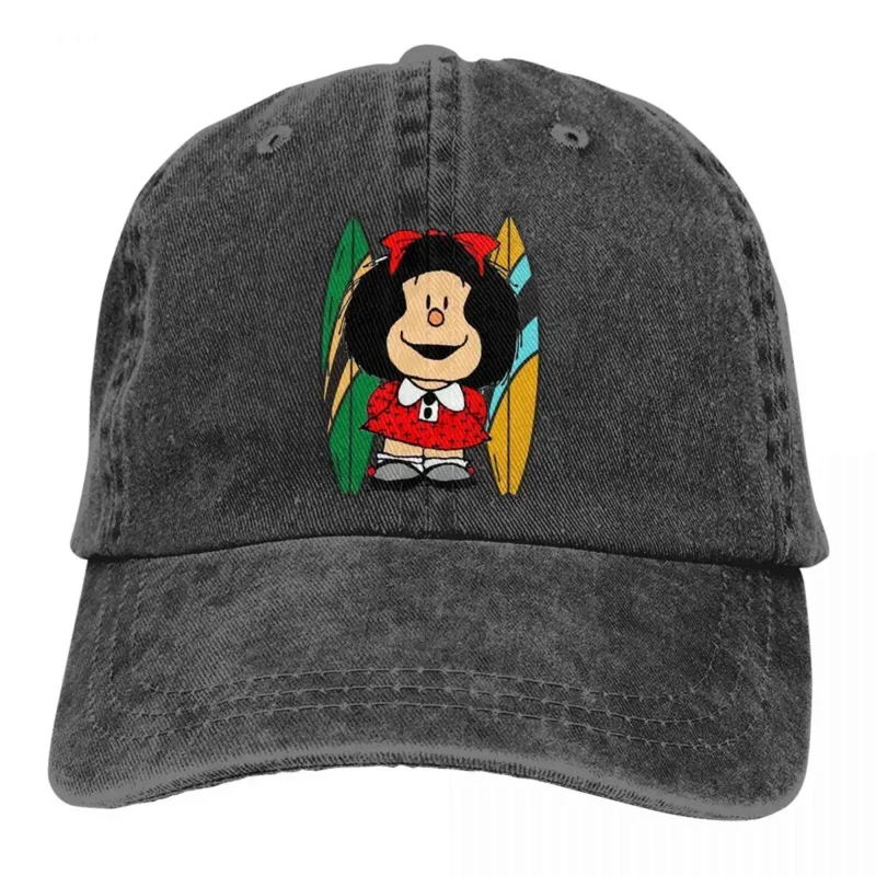 Mafalda-Sombrero Multicolor con visera personalizada para mujer, gorra con visera de protección, para Surf y playa