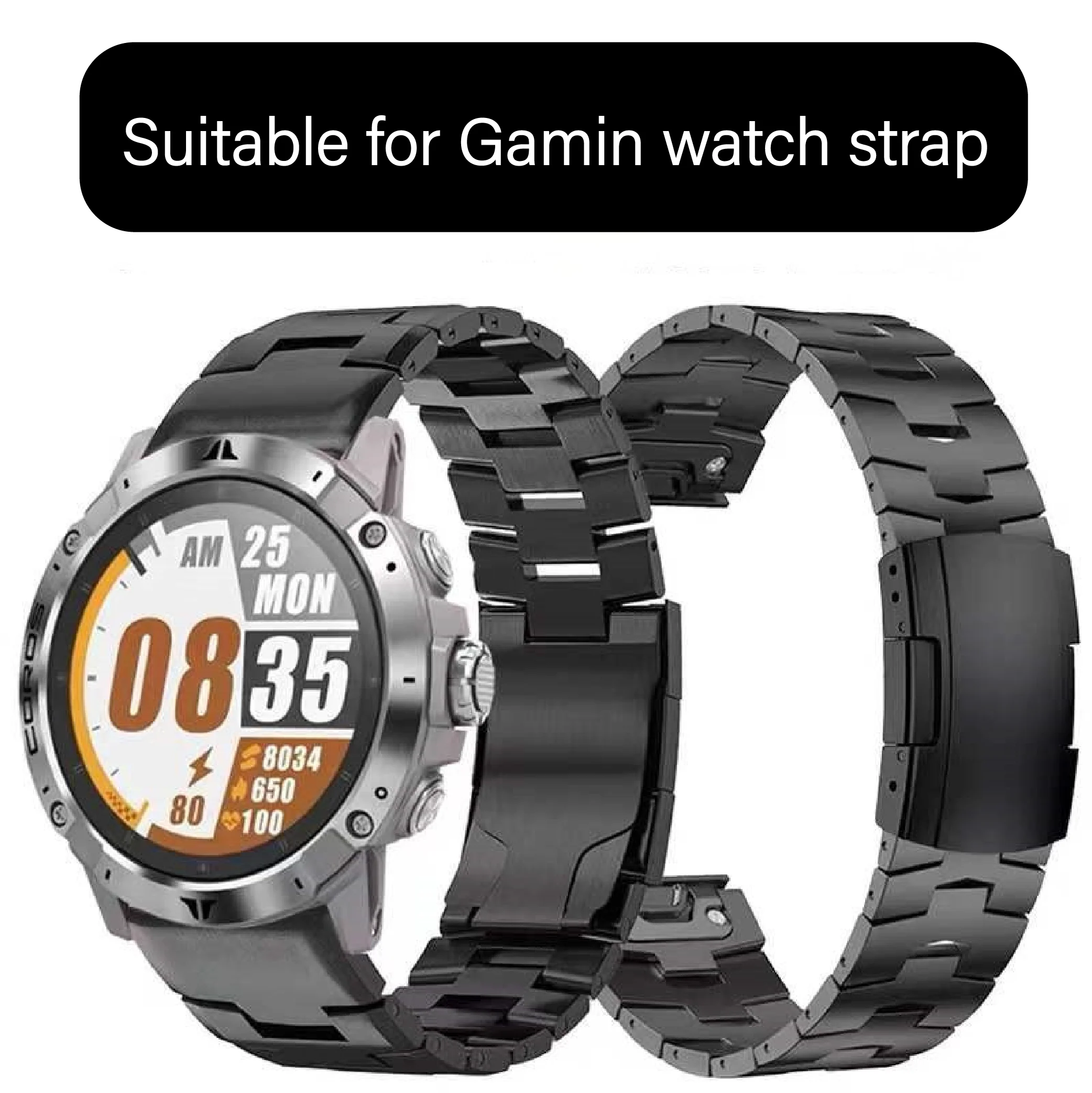 

Suitable For Gamin Watch Strap Fenix5/5XPlus Fenix6Xpro Fenix3 Titanium Strap Suitable For Gamin Watch Quick Release Strap