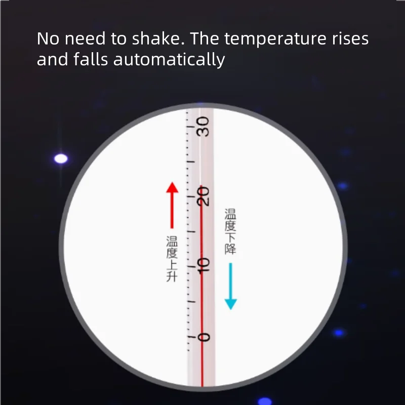 Precision red water thermometer glass rod thermometer industrial experimental aquaculture water/milk  temperature measurement