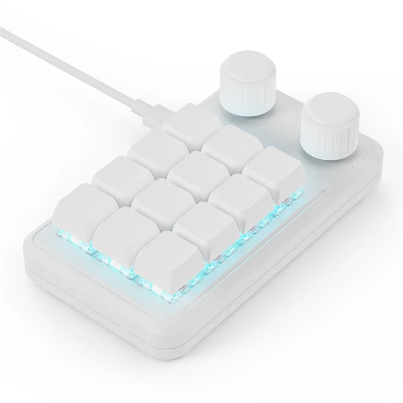 AY14 -Programming Macro Teclado Personalizado RGB Copiar Colar Mini Jogo Mecânico Hotswap Macropad