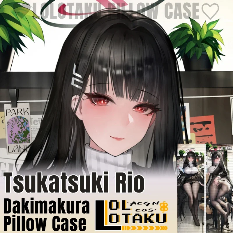 

Tsukatsuki Rio Dakimakura Blue Archive Game наволочка обнимающая все тело сексуальная наволочка наволочка домашнее постельное белье Декор подарок