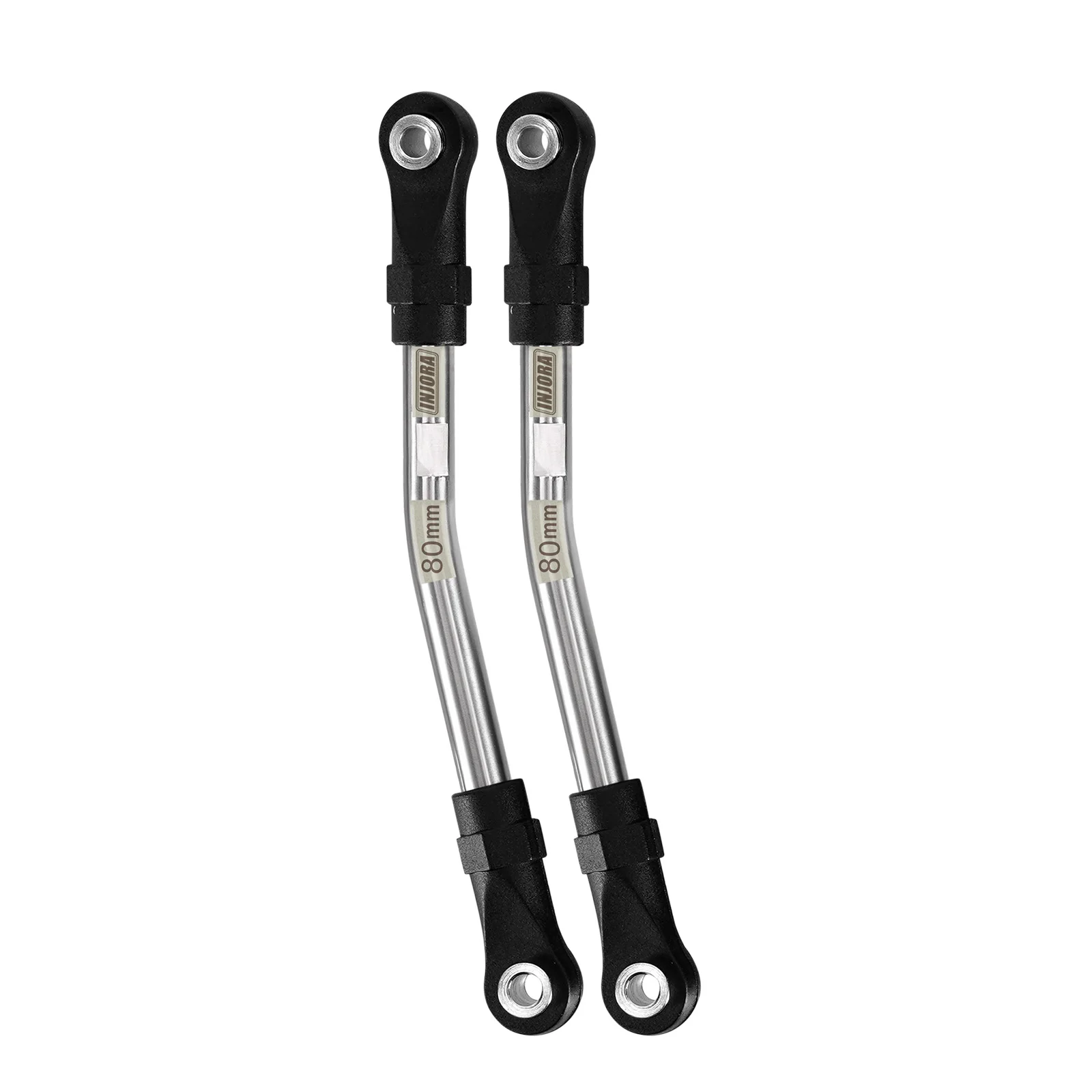 INJORA Stainless Steel High Clearance Links with Rod Ends for 1/10 RC Crawler Car TRX4 SCX10 II SCX10 III VS4-10