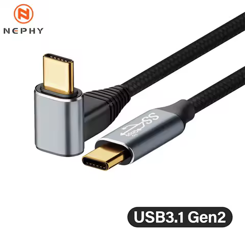 USB C to USB Type C 3.1 Gen2 10Gbps Thunderbolt 3 4K@60Hz Cable PD100W 5A Fast Charging Cable For MacBook Pro Steam Deck Samsung