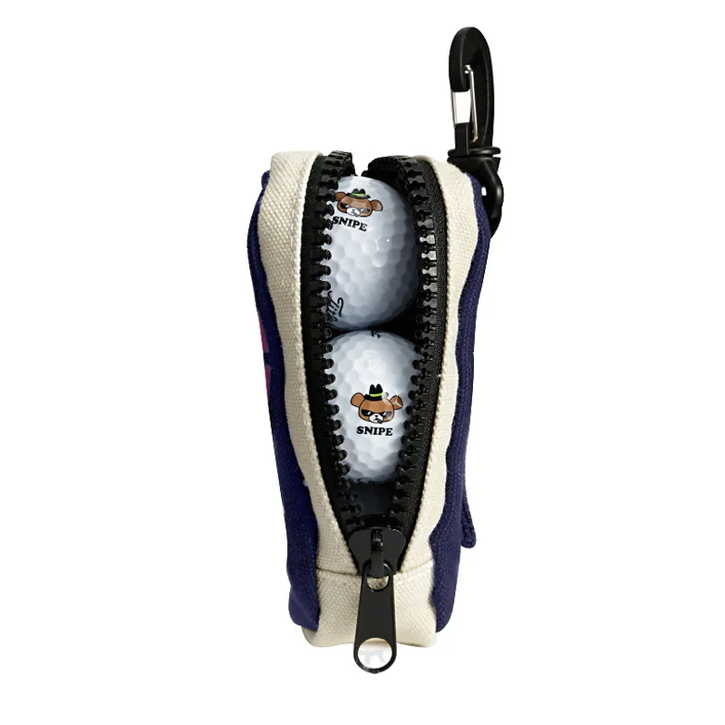 Golf Ball Bag Golf Mini Waist Bag Accessory Pack Ball Bags New Model Convenient Compact Durable Carrying Hook Smooth Zipper Gift