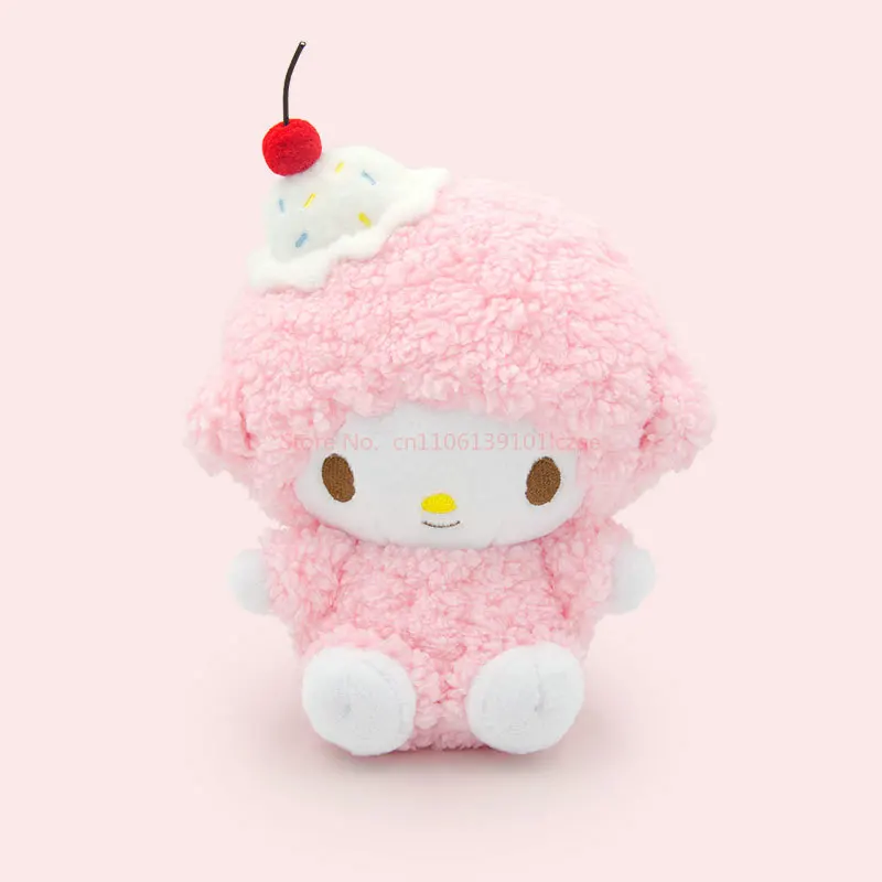 Sanrio Piano Series Little Lamb Plush Cartoon Doll Kawaii Toy Marumofubiyorie Backpack Keychain Doll Bag Pendant Christmas Gift