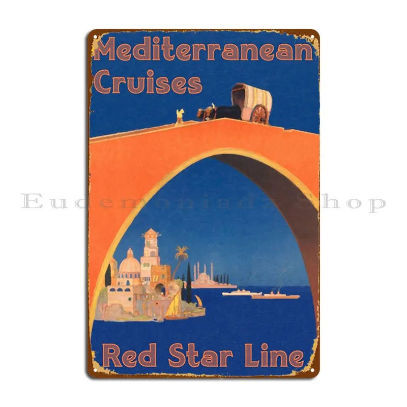 الفن البحري لوحة معدنية طويلة تصميم ملصق الديكور سينما المرآب نادي الطباعة تين تسجيل ملصق