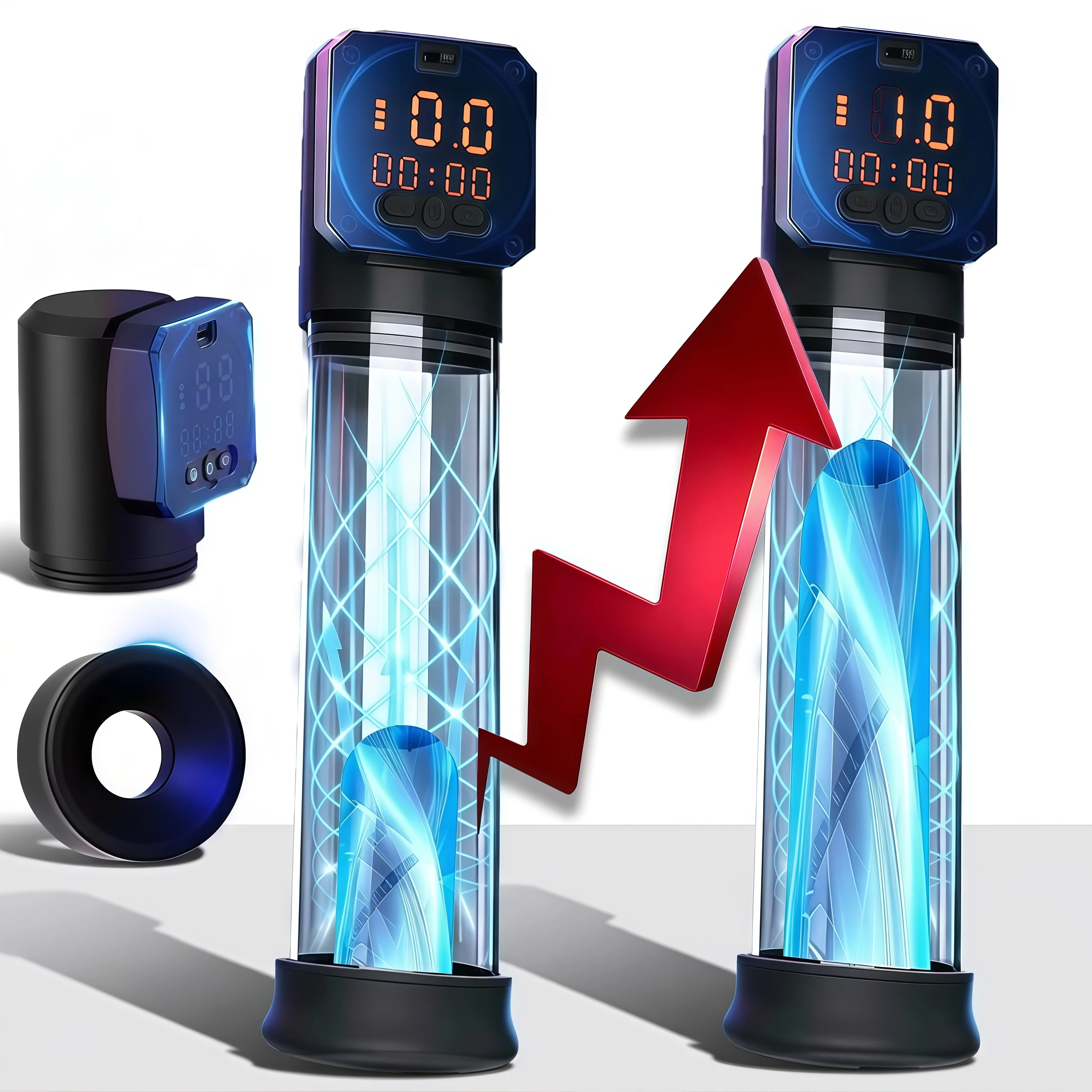 Electric Penis Pump for Man Automatic Vacuum Sucking Vibrator Enlarge IPX7 Waterproof 5 Suction 6 Training Modes Adult Sex Toys