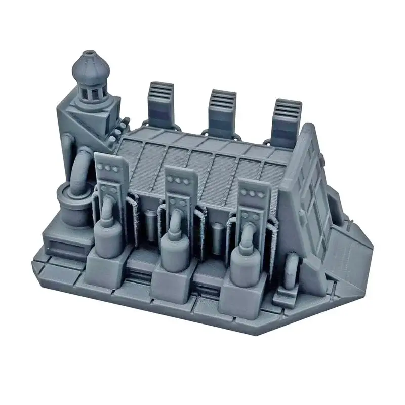 

Промышленное здание для варгейминга, совместимое с настольными сценами и миниатюрными макетами